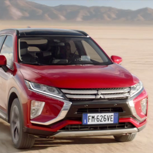 Mitsubishi chooses Kube Libre for the launch of Eclipse Cross, on the notes of Flavio Ibba / Red Rose Productions